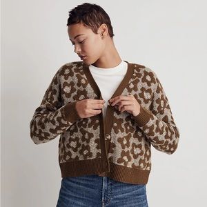Madewell Leighton Cardigan XXL Flower Print